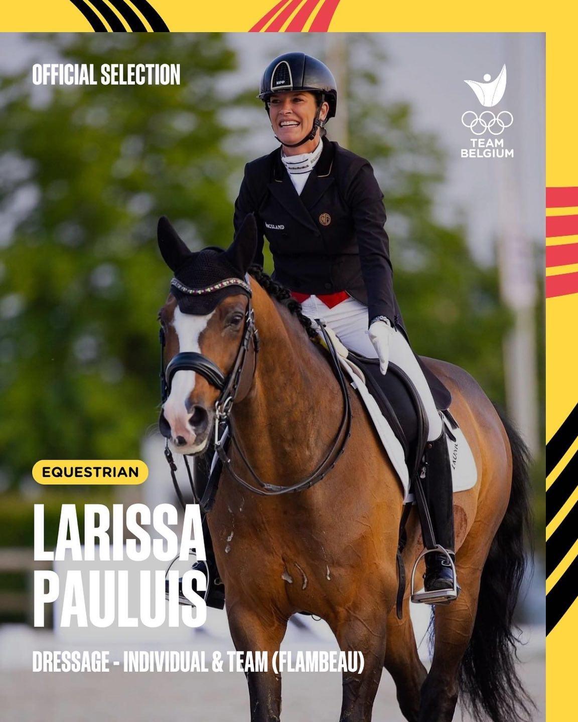 LARISSA PAULUIS, cavalière olympique